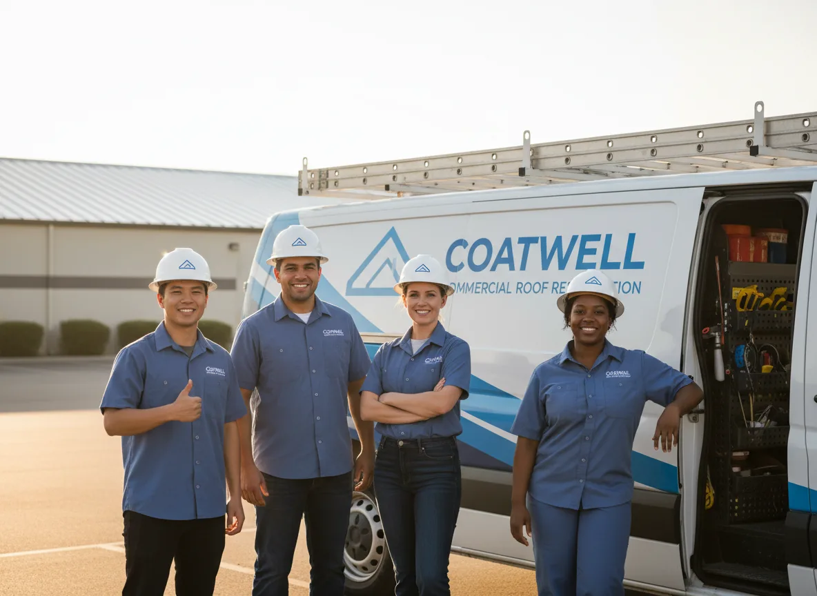 Commercial roof coating company in Afton, TN